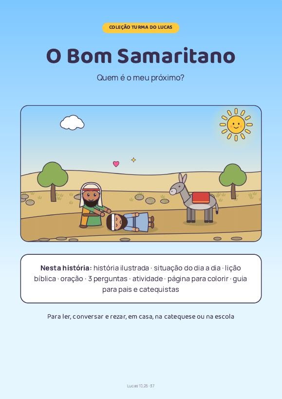 Capa da história O Bom Samaritano